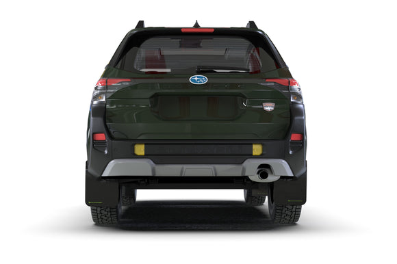 Rally Armor 2026 Subaru  Forester Wilderness Black UR Mud Flap w/Green Logo