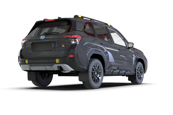 Rally Armor 2026 Subaru  Forester Wilderness Black UR Mud Flap w/Dark Grey Logo