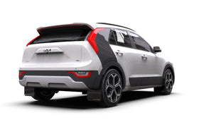 Rally Armor 23-25 Kia Niro SG2 Black UR Mud Flap White Logo - 0
