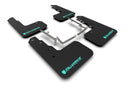 Rally Armor 17-22 Honda Civic Type R Black UR Mud Flap Altered Font Teal Logo-1