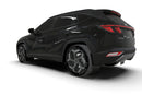 Rally Armor 22-24 Hyundai Tucson Black UR Mud Flap - Metallic Black Logo-2