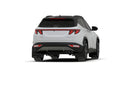 Rally Armor 22-24 Hyundai Tucson Black UR Mud Flap w/White Logo-2