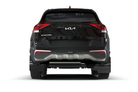 Rally Armor 23-25 Kia Sportage Black UR Mud Flap w/ Metallic Black Logo - 0
