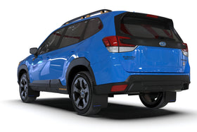Rally Armor 22-24 Subaru Forester & Wilderness Black UR Mud Flap w/Blue Logo - 0