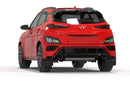 Rally Armor 22-23 Hyundai Kona N Black UR Mud Flap w/Red Logo-2