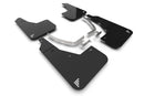Rally Armor 22-24 Hyundai Ioniq 5 Black UR Mud Flap Silver Battery Logo-1