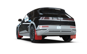 Rally Armor 22-24 Hyundai Ioniq 5 Red Mud Flap w/Black Logo - 0