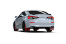 Rally Armor 22-26 Honda Civic/Civic Si/Sport Red UR Mud Flap w/White Logo-2