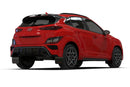 Rally Armor 22-23 Hyundai Kona N-Line Black UR Mud Flap w/Red Logo-2