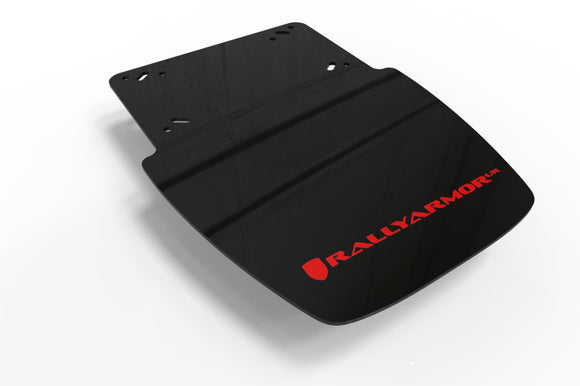 Rally Armor 19-25 Can-Am Ryker (Rally Ed. & Sport) Black UR Mud Guard Red Logo (MOQ 200 PCS)