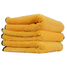 Professional Grade Premium Microfiber Towel with Silk Edges, 16" x 16" (3 Pack)