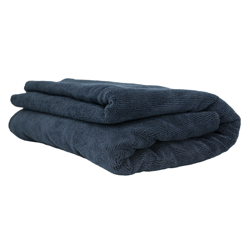 Elegant Edgeless Microfiber Towel, Black 51" x 30"