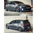 Flow Designs MK6 Golf GTI Full Lip Splitter Set - WITH Bolt On Accessories-2