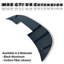 FS Performance Rear Spoiler Extension V4 - VW / Mk6 / Golf / GTI / R | FSPEVW100-1