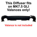 CJM Motorsport Rear Diffuser for MK7.5 Facelift GLI (2022 - 2024)-4