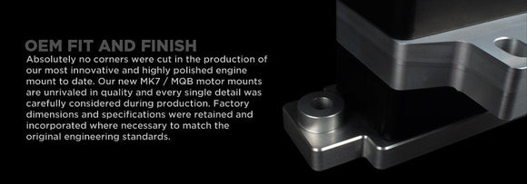 BFI MQB - ENGINE MOUNT KIT - 1.8 TSI - 5 SPEED / AUTO - STAGE 1