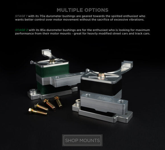 BFI MQB - ENGINE MOUNT KIT - 1.8 TSI - 5 SPEED / AUTO - STAGE 1