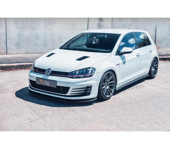 Flow Designs Mk7.5 Golf GTI Full Lip Splitter Set with Flow-Lock Rear Diffuser