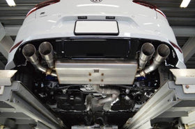 VWR Golf 7R Rear Exhaust System Valved (Cat-back)