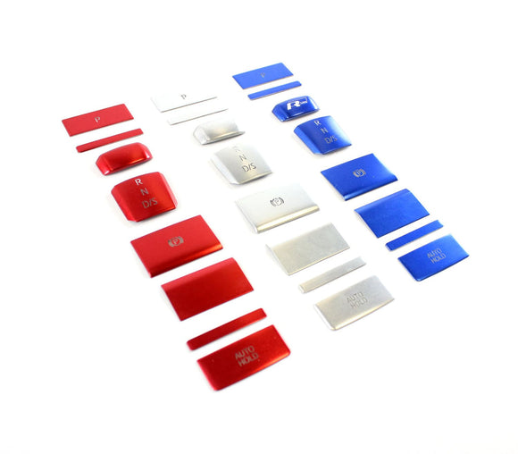 Billet Styled Interior Switch Cover Kit - VW / Mk8 GTI / Golf R (DSG)