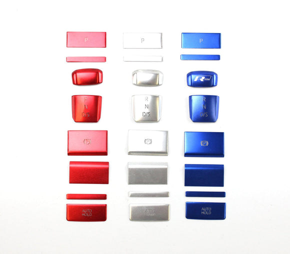 Billet Styled Interior Switch Cover Kit - VW / Mk8 GTI / Golf R (DSG)