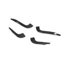 Dry Carbon Fiber Front Bumper Fins for Audi RS3 2017-2019-2