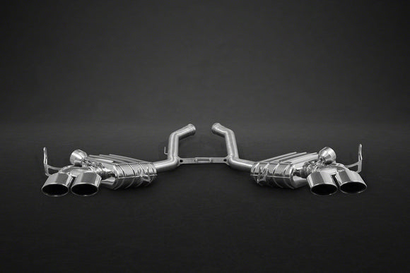 Mercedes ML63 AMG (W164)- Valved Exhaust System (Incl. Remote) With Stainless Tips