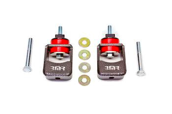 BMR 10-15 5th Gen Camaro Motor Mount Kit (Polyurethane) - Black Hammertone (Spacers Not Included)