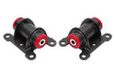 BMR 98-02 Chevrolet Camaro Motor Mount Kit (Steel) w/ Poly Bushings - Black Hammertone-1