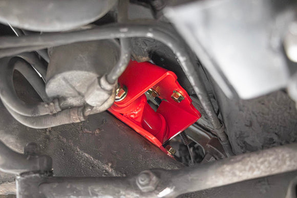 BMR 78-87 G-Body Motor Mount Kit Upper & Lower Poly - Red