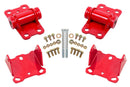 BMR 78-87 G-Body Motor Mount Kit Upper & Lower Poly - Red-1