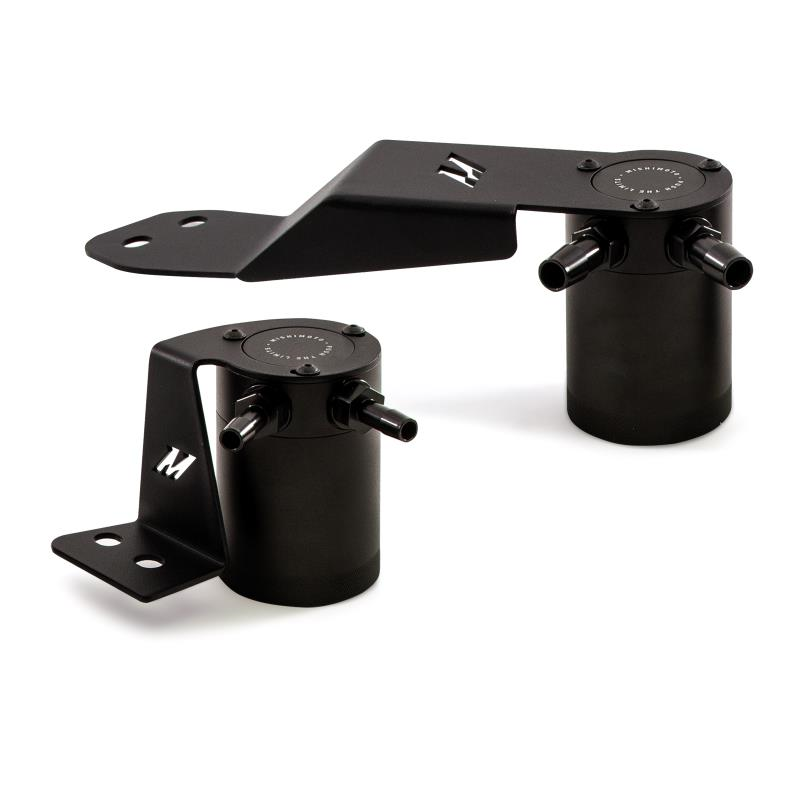 Mishimoto 2013+ Cadillac ATS 2.0T Baffled Oil Catch Can Kit - Black - 0