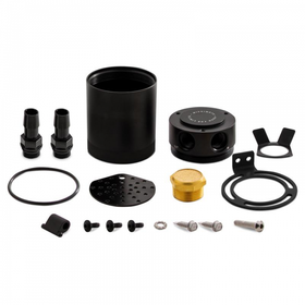 Mishimoto Compact Baffled Oil Catch Can - 2-Port