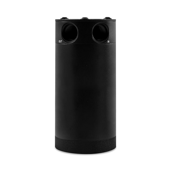 Mishimoto 2-Port Universal XL Baffled Catch Can - Black