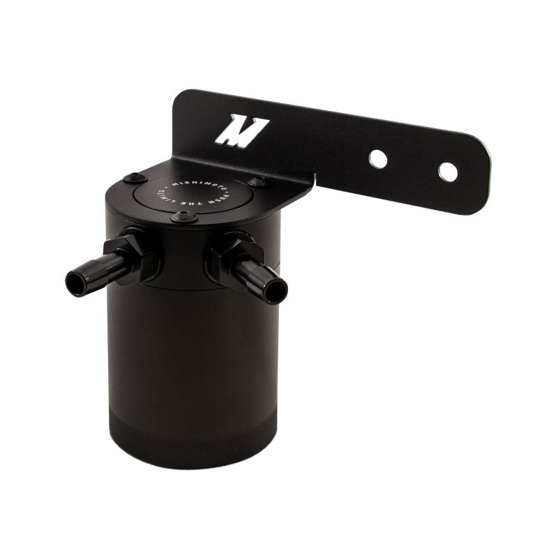 Mishimoto 2016+ Honda Civic 1.5L Turbo Baffled Oil Catch Can Kit - Black (PCV Side)