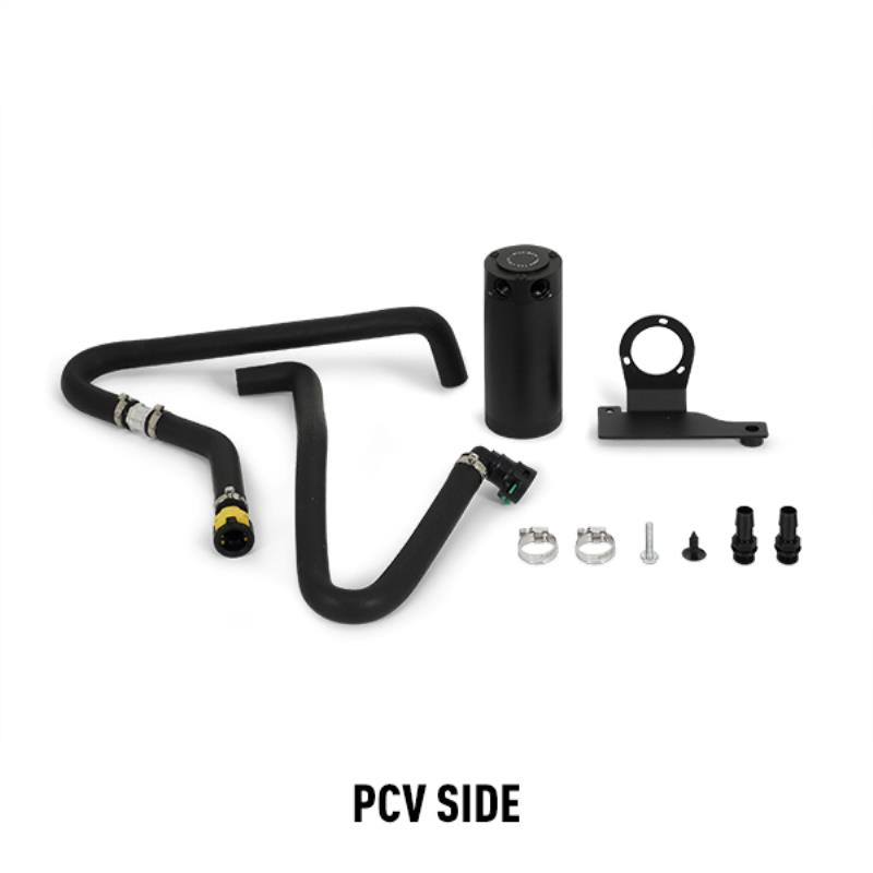 Mishimoto 11-14 Ford F-150 EcoBoost 3.5L Baffled Oil Catch Can Kit - Black - 0