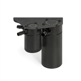 Mishimoto 15-16 Ford F-150 EcoBoost 3.5L Baffled Oil Catch Can Kit - Black - 0