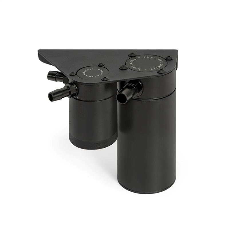 Mishimoto 15-16 Ford F-150 EcoBoost 3.5L Baffled Oil Catch Can Kit - Black - 0