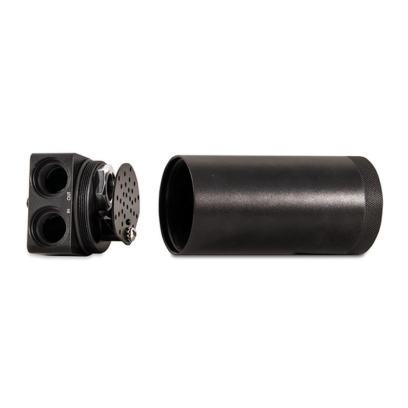 Mishimoto 2018+ Jeep Wrangler JL 2.0L Baffled Oil Catch Can Kit - Black