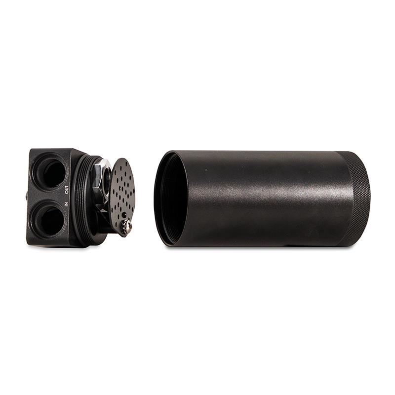 Mishimoto 2018+ Jeep Wrangler JL 2.0L Baffled Oil Catch Can Kit - Black