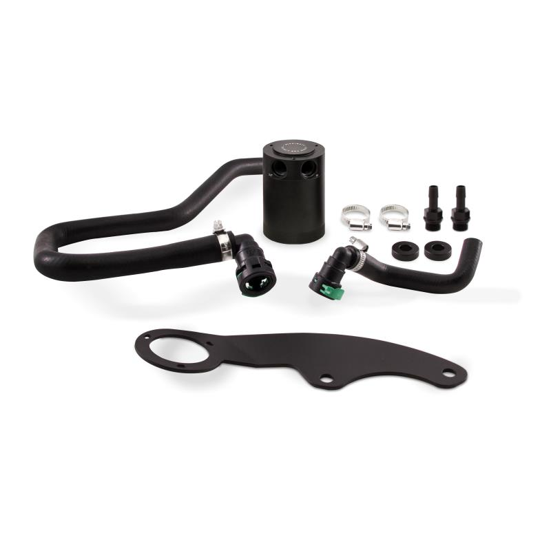 Baffled Oil Catch Can Kit, PCV Side, fits Ford Mustang GT 2011-2014