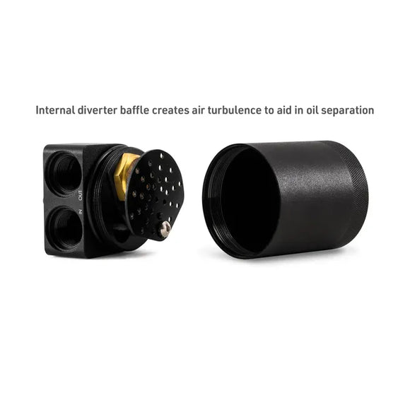 Baffled Oil Catch Can Kit, fits Ram 1500 3.0 Hurricane 2025+