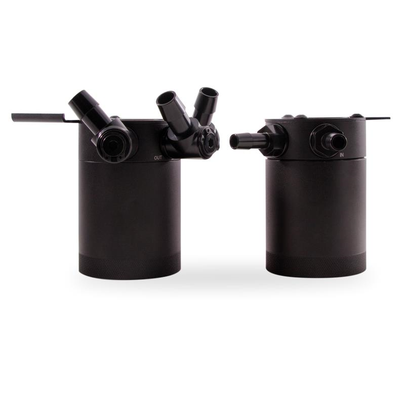 Mishimoto 08-14 Subaru STI Baffled Oil Catch Can Kit - Black