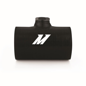 Mishimoto 2.5in Black Silicone Coupler w/ 1/8in NPT Bung - 0