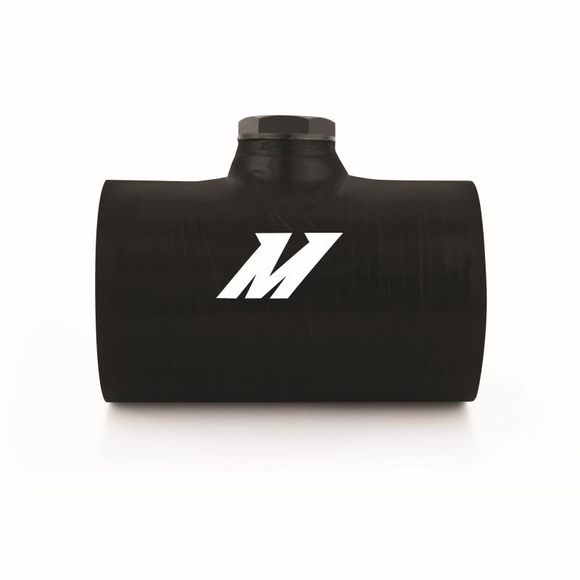 Mishimoto 2.5in Black Silicone Coupler w/ 1/8in NPT Bung