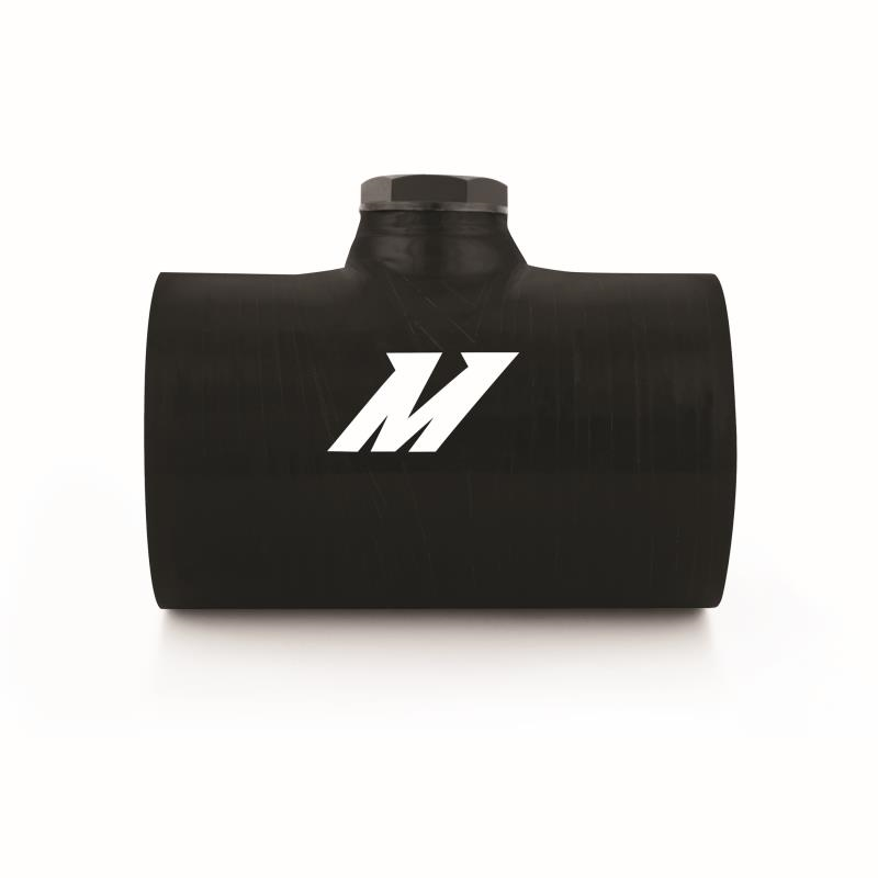 Mishimoto 2.5in Black Silicone Coupler w/ 1/8in NPT Bung - 0
