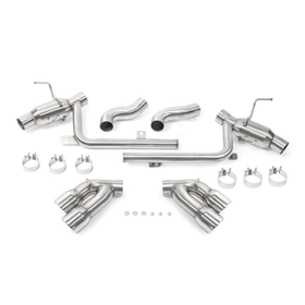 Mishimoto 2016+ Chevrolet Camaro SS Quad-Tip Pro Axle-Back Exhaust w/ Polished Tips