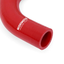 Mishimoto 03-04 Ford F-250/F-350 6.0L Powerstroke Lower Overflow Black Silicone Hose Kit-11