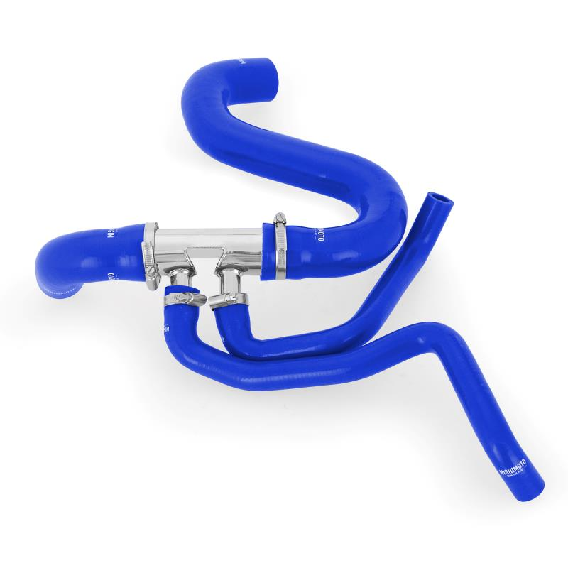 Mishimoto 2015+ Ford Mustang GT Silicone Lower Radiator Hose - Blue - 0