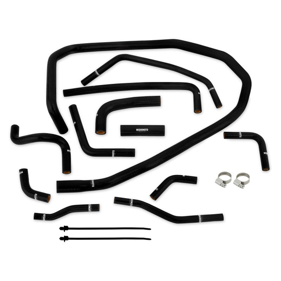 Mishimoto 2015 Subaru WRX Black Silicone Radiator Coolant Ancillary Hoses Kit